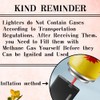 MKWGZPGW Red Lips Windproof Butane Jet Torch Lighter,Funny Cool Lighters,Adjustable