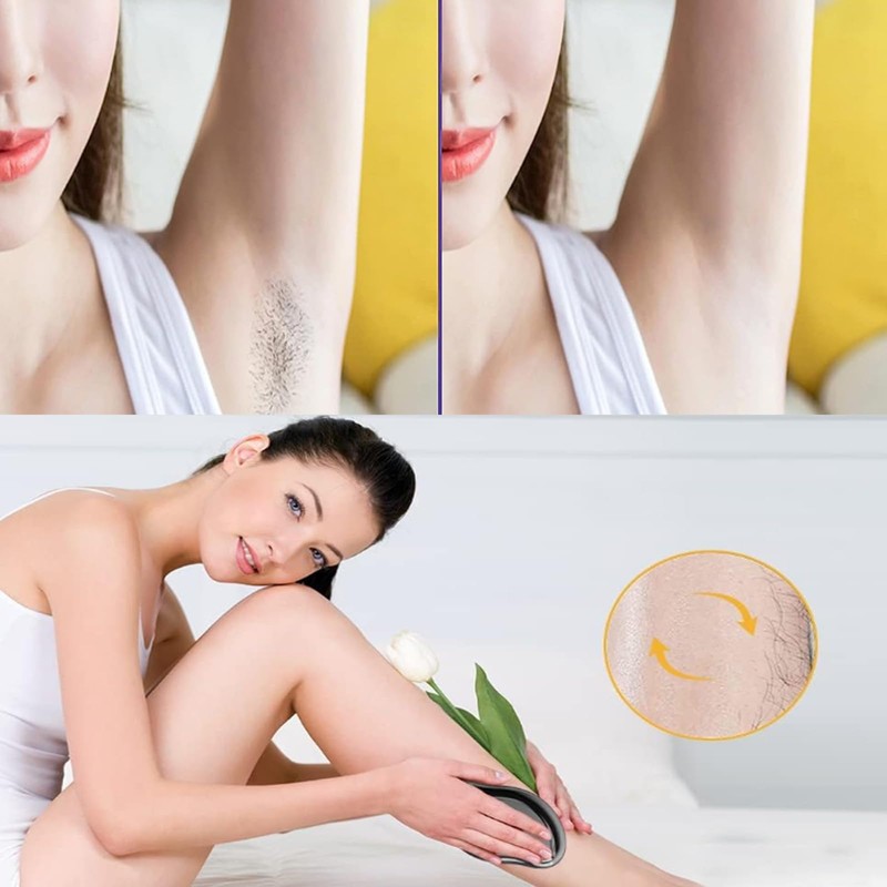 HAPVITAL Hair Remover, Unisex, Home Hair Removal, Painless, Convenient, Hair