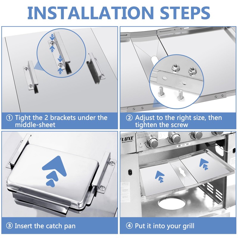 Criditpid Grease Tray for Dyna Glo Grill Replacement Parts 5