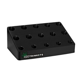 Slide Stand for 15 Bowls - Store 15 Bowls, Slides, Bangers or Nails - 18mm, 14mm, 10mm (14mm)