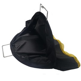 JCS 18″×12″ Cordura Nylon River/Catch Bag with Mesh Bottom Drain, D‑Ring, Aluminum Wire Handle – Ideal for Fishing, Diving, Shellfish