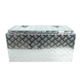 EASYBERG 36 Inch Aluminum Tool Box, 5 Bar Underbody Tool Box Pick Up Storage Orgainzer Toolbox with T-Handle Latch,Lock and Keys