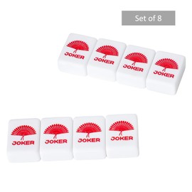 8 Pieces of Joker Tiles 005 (1.2", Tiles Only) Suit for Standard Sized American Mahjong Tile Set, Mahjong Game Set, Mah-jongg Sets