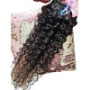 Wonder Hair Extensiones Chinas Rizadas Negras Cafe 100% Nat Humano