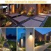 Pogestrand Low Voltage Landscape Lighting,4 Pack Outdoor LED Landscape Spotlights