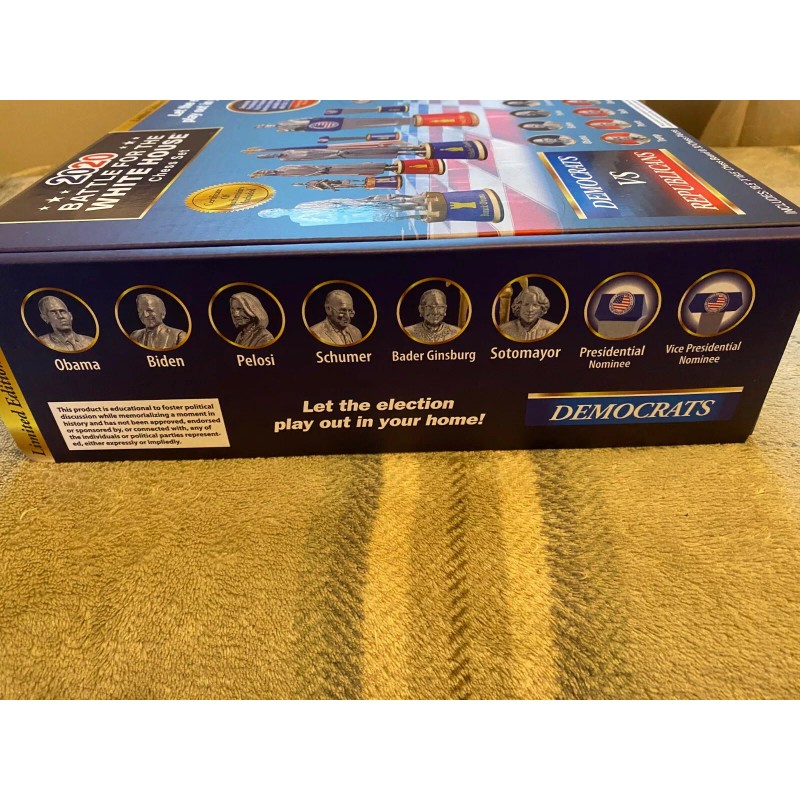 BulbHead 2020 Battle for The White House Chess Set Board