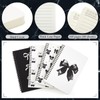 Resurhang 4 Pack Coquette Preppy Bow Notebook, A5 Aesthetic Spiral