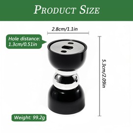 Powerful Magnetic Doorstop - 2 Pcs Stainless Steel Mini Door Stopper, Heavy Duty Magnetism Door Holder for Bedroom Bathroom Kitchen Home Office (Small)