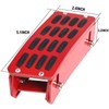 PKEDUO Red Gas Pedal Extender Cover Anti-Slip Adjustable Foot Pedal
