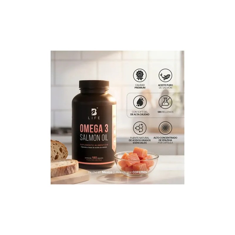 Omega 3 Aceite de Salmón (epa - Dha) 180 Cápsulas