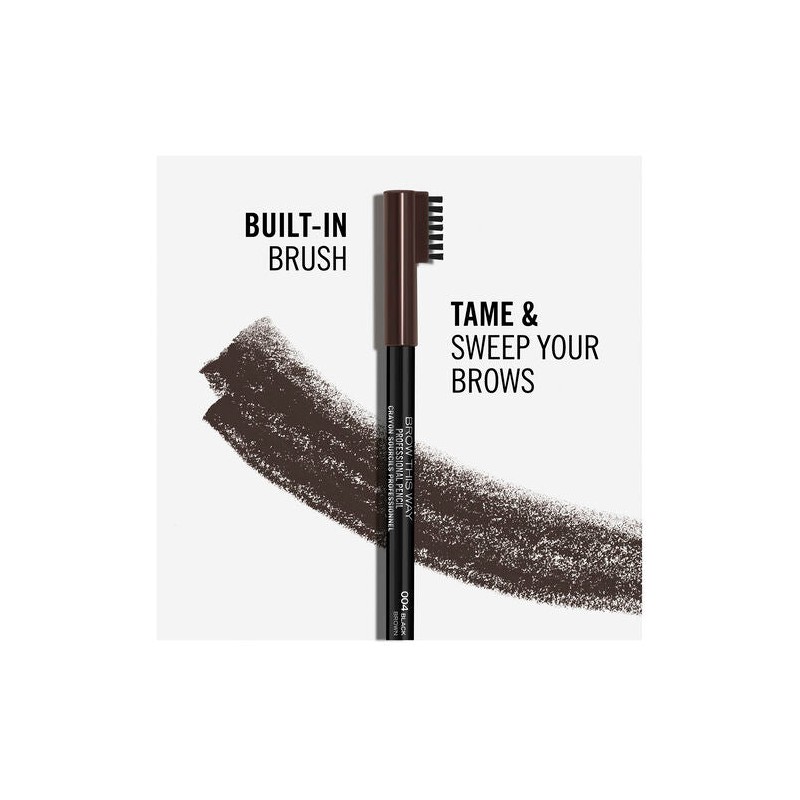 Rimmel Brow This Way Professional Eyebrow Pencil #004 Black Brown
