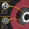 Sbestily 10Pcs 120 & 240 Grit Scour Flap Disc 4
