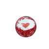 Dream Ball Paperweight Medium Red Heart Design