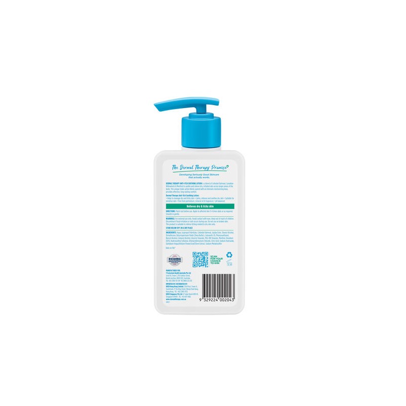 Dermal Therapy Anti Itch Soothing Lotion 250mL