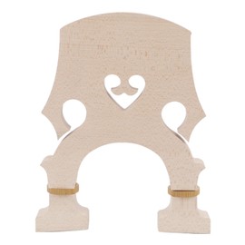 Upright Bass Bridge,Maple Wood Double Bass Bridge with Adjustable Brass Screw for Double Bass Players (1/4)