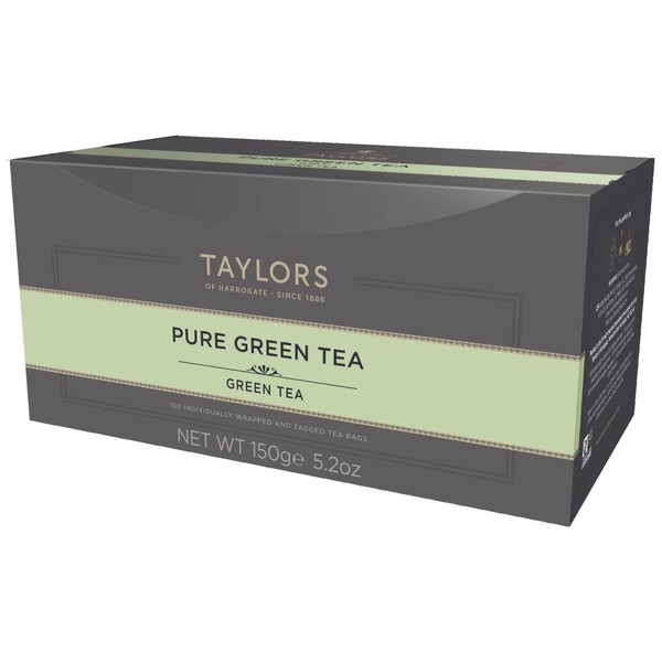 Taylors of Harrogate Delicate Pure Green Tea, 100 Tea Bags