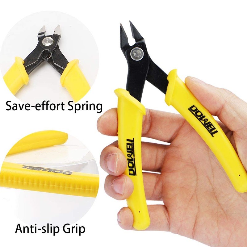 DOWELL Micro Cutter Flush Cutter Soft Wire Cutters Professional Cutting
