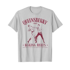 Distressed Vintage Boxing T-Shirt - Queensbury Boxing Rules T-Shirt