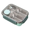 Stainless Steel Lunchbox - Leakproof Lunch Container with 3 Compartments