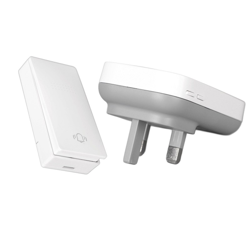 Self Powered Door Bell with Receiver Automatic Ringing Push Button