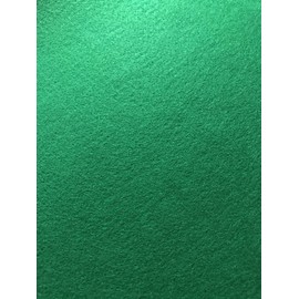 SuperFelt with Adhesive Backing - 12" WIDE x 10' FOOT ROLL 1/16" THICK SELF ADHESIVE PROTECTIVE FELT - No Scratch - Premium Acrylic - Peel-N-Stick - Available in Multiple Colors (GREEN)