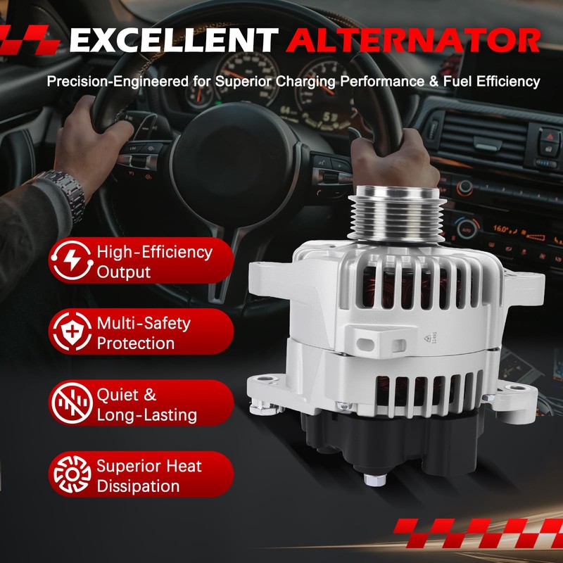 11491 Alternator for Sonata 2010 L4 2.4L, for Sonata 2011-2013