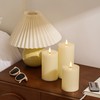 Stmarry Ivory Flameless Candles with Remote and Timer, Real Wax