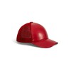 m metellıno METELLINO Leather and Mesh Baseball Hat, Summer Cap