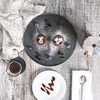 Argon Tableware Round Slate Coasters - 10cm - 6 Piece
