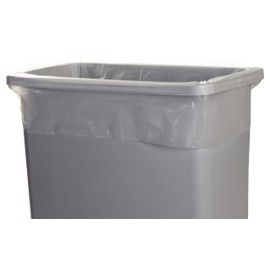 AccuFit 23 Gallon Can Liner by Heritage Bag Co. (200 Pack) 28"x45" 0.9mil Clear