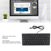 78 Key Ultra Slim Language Keyboard USB Wired Compact Keyboard