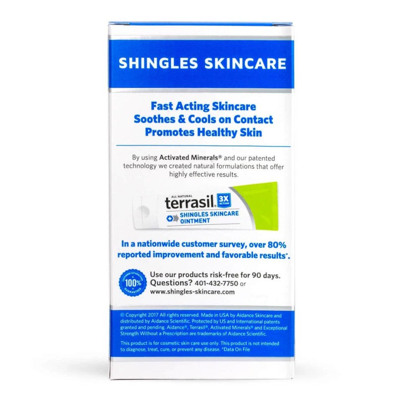 Terrasil Shingles Skincare Cream by Terrasil– Fast Shingles Relief Sensitive