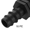 sourcing map Barb Drip Pipe Connector 1/2 BSPT Male Thread