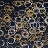 Jepeux 600Pcs 4mm Gold Open Jump Ring, Used for Key