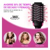 Cepillo Alaciador/rizador Eléctrico Ionic Peine 1200w 2 En 1