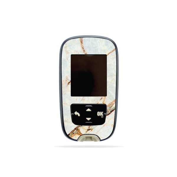 MightySkins Skin Compatible with Accu-Chek Guide - Antique Marble |