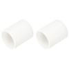 sourcing map 40mm PVC Pipe Coupling Adapter, 2 Pcs Pipe
