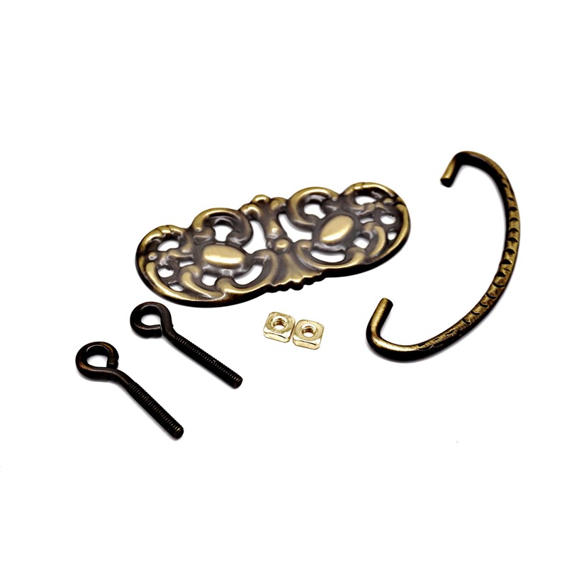 Restore Hardware 3" CC Victorian Drawer Pull - Antique Brass,
