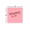 Emraw Sticky Notes Stick It Stickies, Plain Small 3" x
