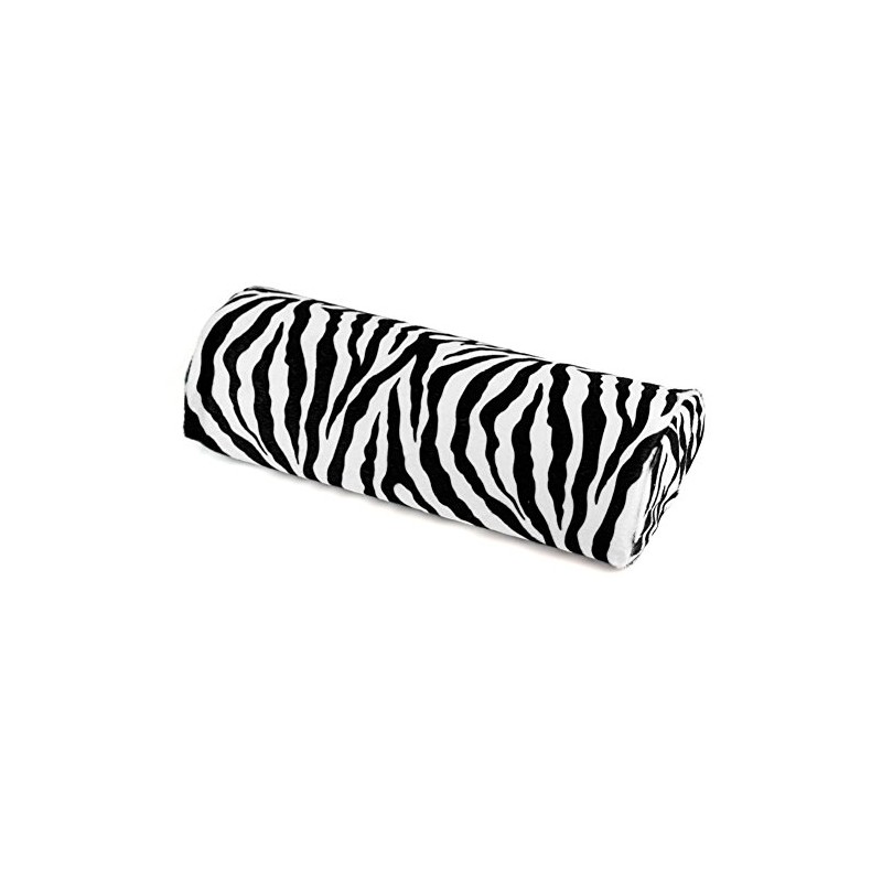 Safari-B Zebra Manicure Stripe Hand Rest Cushion Pillow Half Column