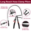 BETOOLL 9pc Hose Clamp Pliers, Professional Automotive with Flexible Wire