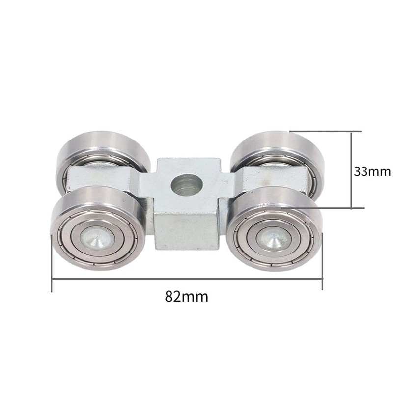 4 Beam Trolley Wheel Trolley Assembly Roller with Screw 3