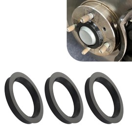 Bawkars 4 PCS Wheel Hub Centric Rings, 73.1mm-60.1mm Plastic Reducer Hubcentric Rings, Fill Gaps Eliminate Vibration, Universal Wheel Modification Accessories for Cars Trucks (Black)​