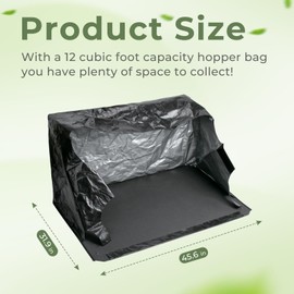 48388 Hopper Bag Replacement for Agri-Fab 45-0320 Lawn Sweeper,Lawn & Leaf Sweeper Bag Fit for Agri-Fab 42" Tow Lawn Sweeper Parts