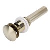 Pop Up Basin Drain Copper G1/4 Brushed Gold Corrosion Resistant