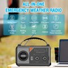 20000mAh Emergency Weather Radio, Radio Portable AM/FM/NOAA Hand Crank Radio