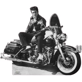 Wet Paint SC2552 Elvis Motorcycle Cardboard Cutout Standee Standup