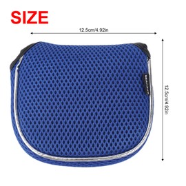 Andux Mallet Putter Cover Golf Putter Head Covers for Center Shaft Putter MT/TG17 Blue, Square