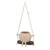 Swing Face Planter Pot, Cute Head Flower Pots, Creative Design,