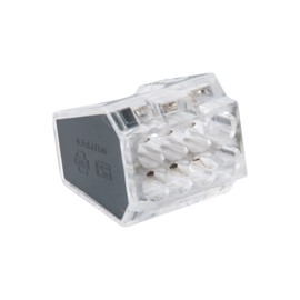 Gardner Bender 19-PC8 8-Port Push-in Wire Connectors, White